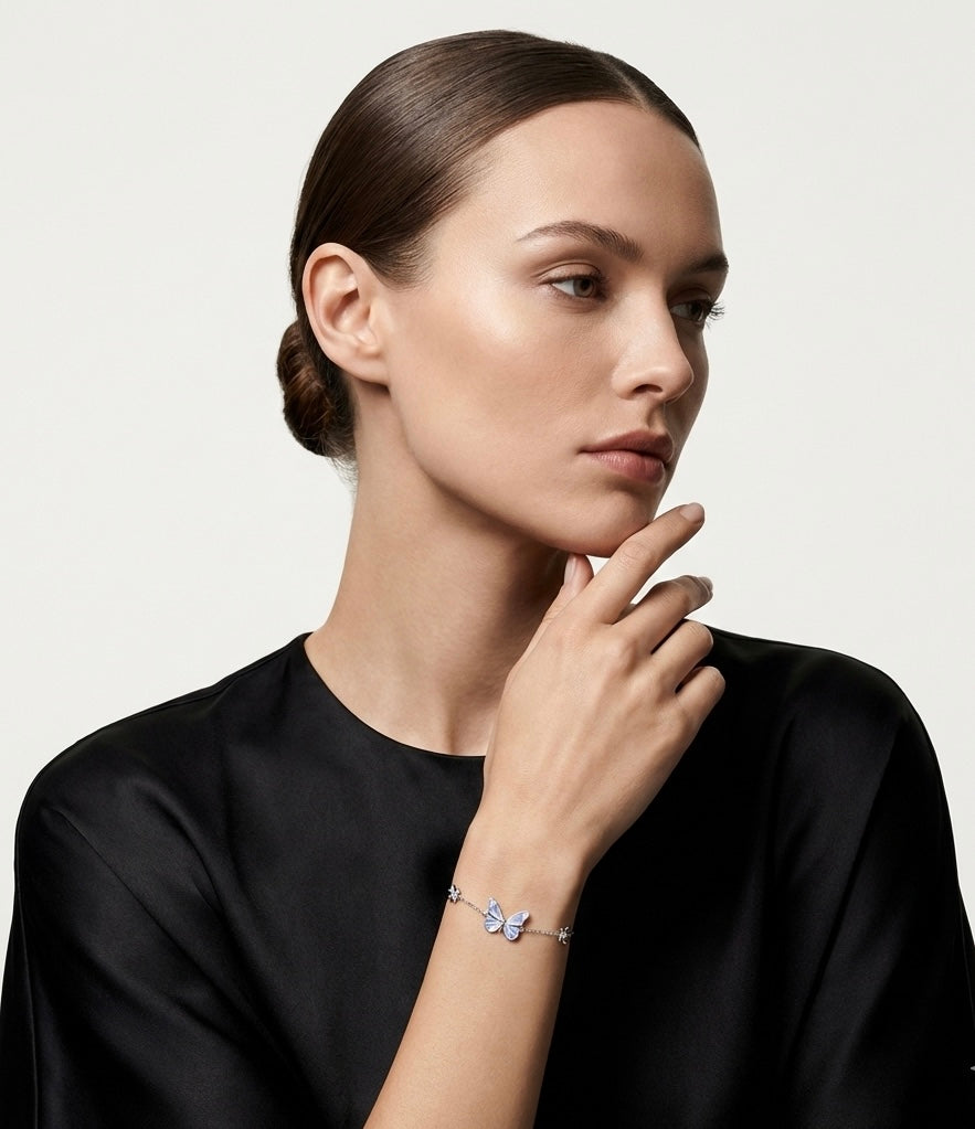 Haalo - Bracelet Papillon Éclat de Nuit